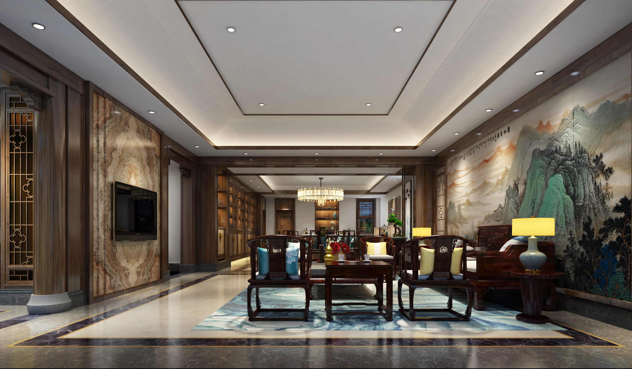 四合院客廳設(shè)計效果 秋季四合院裝修,一定要注意一些季節(jié)的影響。