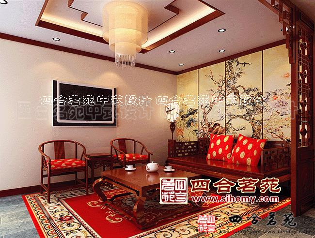 中式茶樓設(shè)計效果